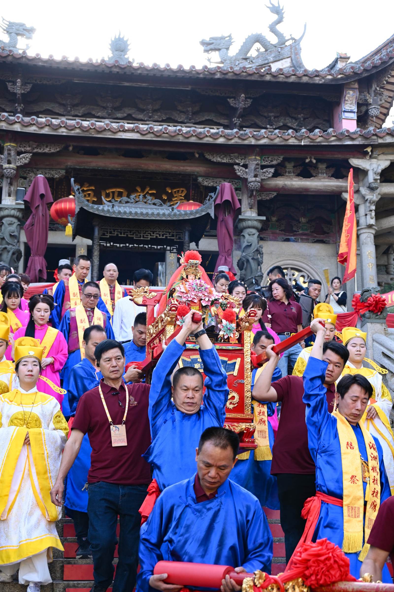 For the 19th Consecutive Year! Meizhou Ancestral Temple and Guiyu Tianhou Ancient Temple Hold a Ceremony Honoring Mazu - image 4