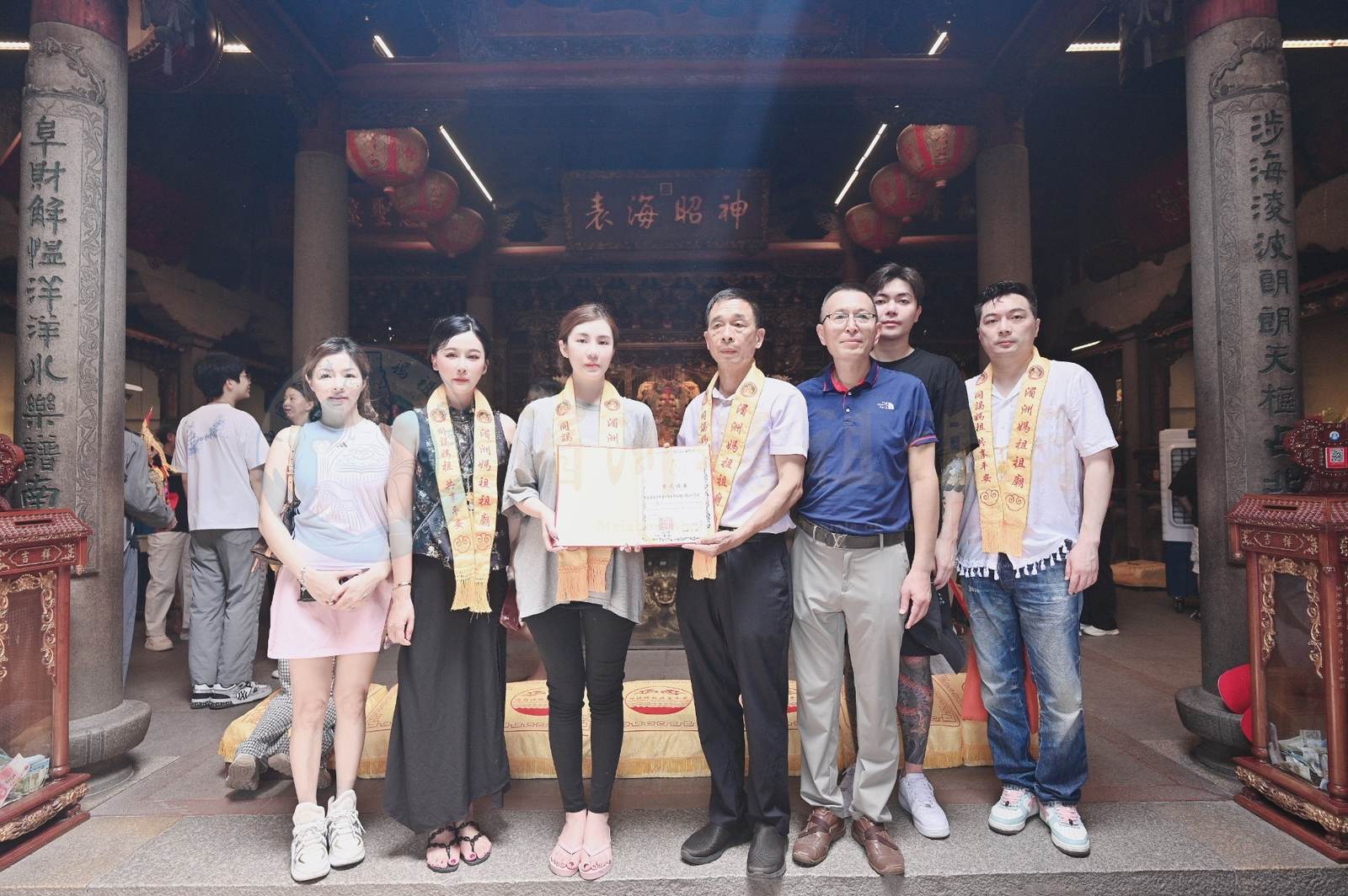 Cross-Strait Family Ties | A pilgrimage group organized by Taiwan's Taipei Chaoxi Temple and the Pu Men Chaoxi Ciyuan Buddhist-Daoist Association visited Meizhou Mazu Temple to pay homage and make pilgrimage - image 5