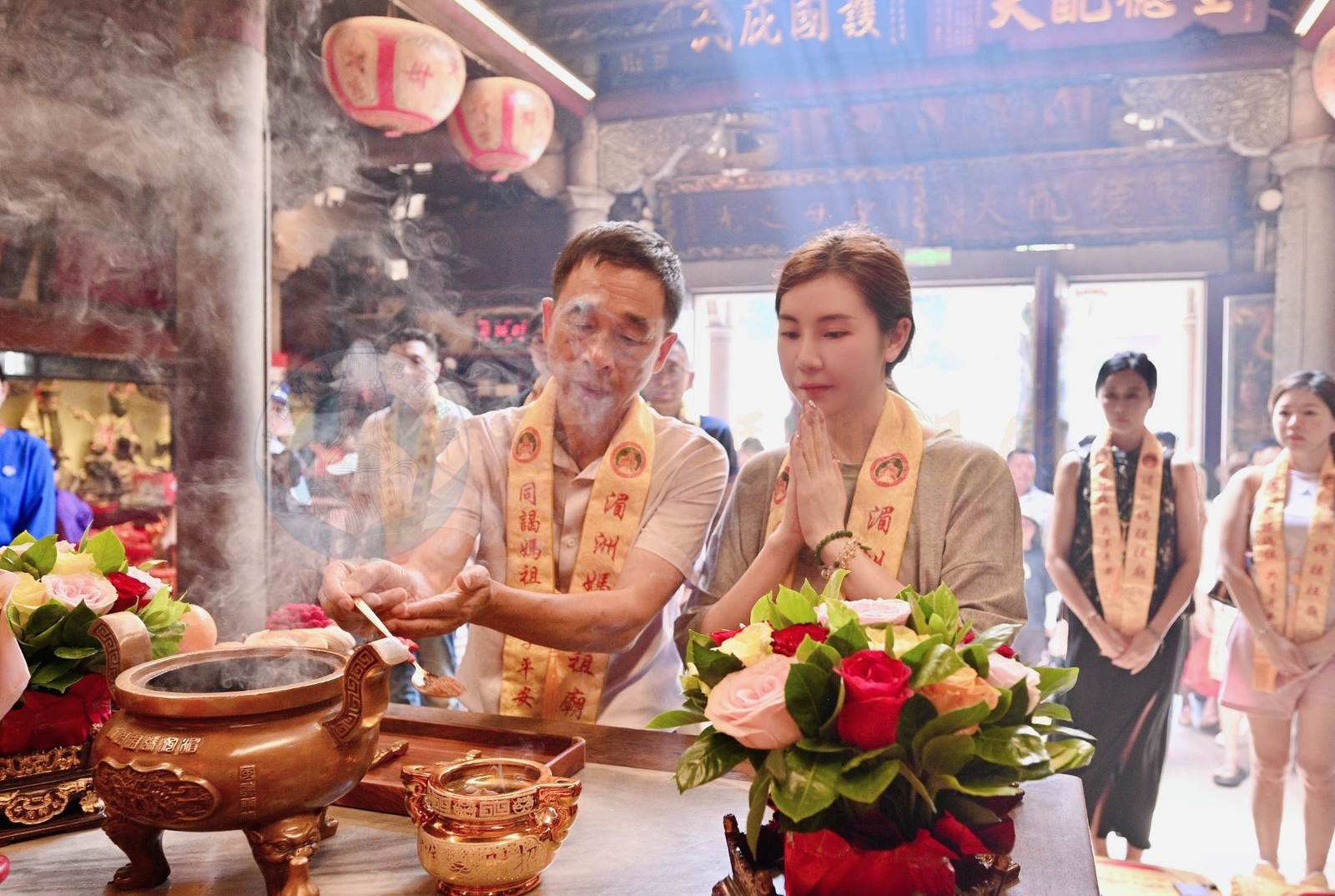 Cross-Strait Family Ties | A pilgrimage group organized by Taiwan's Taipei Chaoxi Temple and the Pu Men Chaoxi Ciyuan Buddhist-Daoist Association visited Meizhou Mazu Temple to pay homage and make pilgrimage - image 4