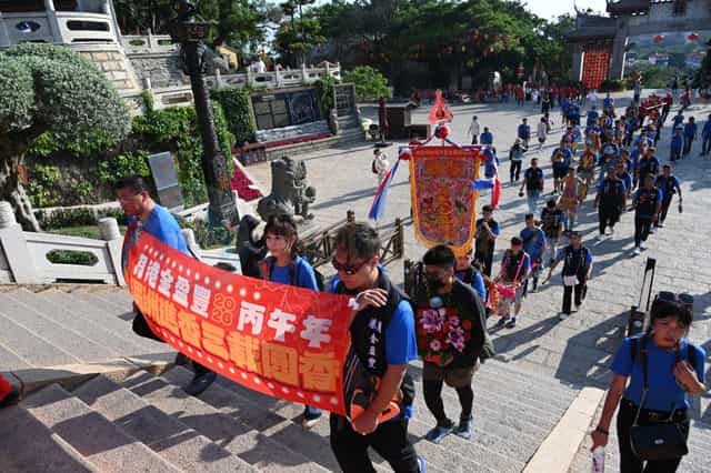 Cross-Strait Family Ties | Tainan Yanshui Yuegang Jinyingfeng Pays Respect and Makes Pilgrimage to the Meizhou Mazu Ancestral Temple